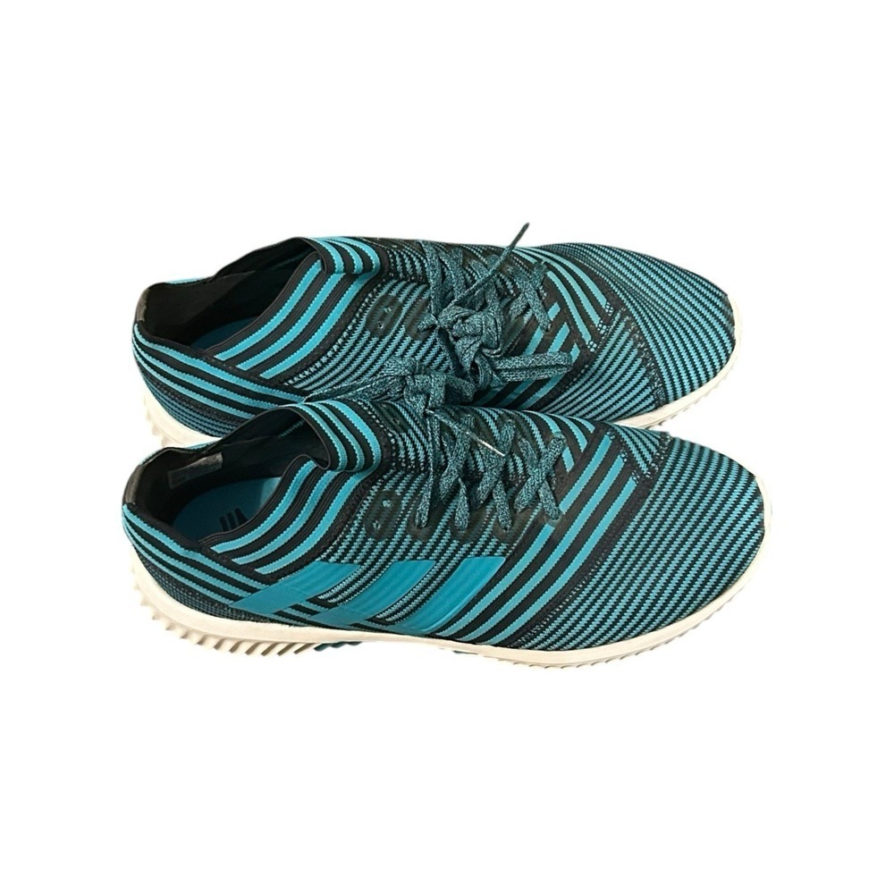 Adidas Mens Nemeziz Tango 17.1 Indoor Soccer Shoes Blue Black Stripe Size 10 - Picture 3 of 9